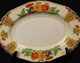 John Maddock & Sons ''Minerva'' Oval Platter from England. 8-1/2'' (CGP-1637)