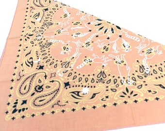 UTORI Animal Mandara Paisley Bandana. Extra Soft, Made in USA