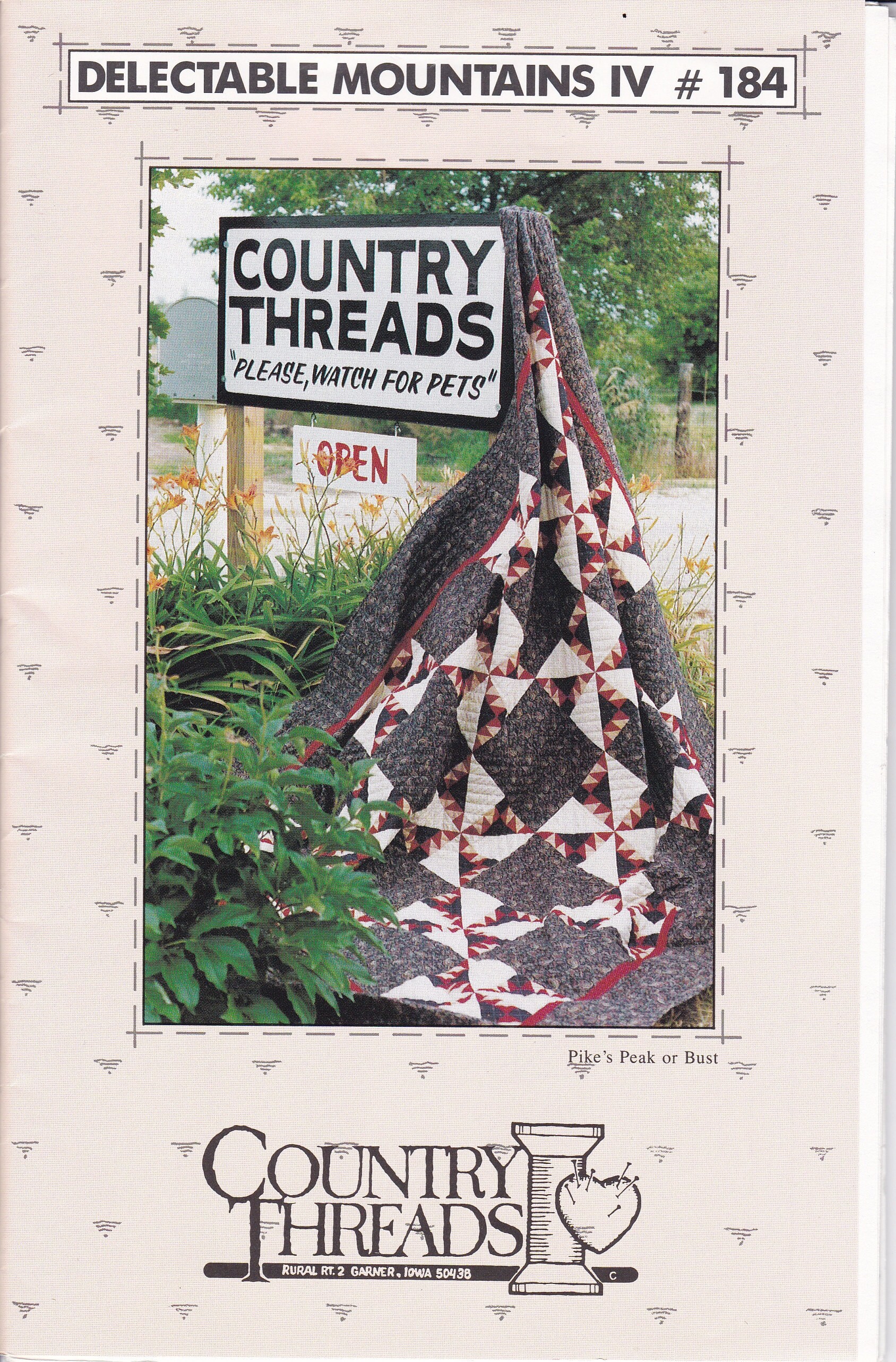 Free Usa Shipping Country Threads Craft Sewing Pattern Delectable Mountains Free Usa Shipping Country Threads Craft Sewing Pattern Delectable Mountains