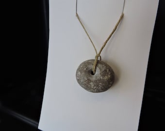 Drilled large spotted stone