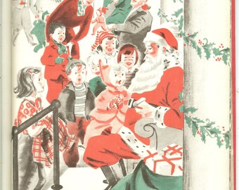 Vintage 1950 The Real Santa Claus Book