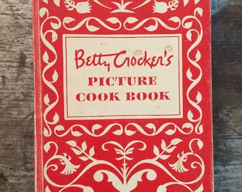 1950 First Edition Fifth Printing Betty Crocker's Picture Cook Book Cookbook