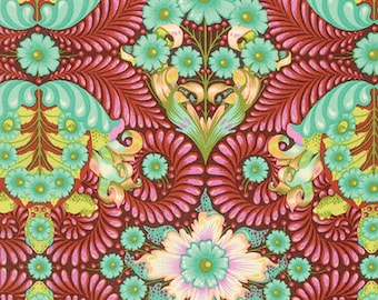 Slow & Steady The Tortoise Orange Crush PWTP085.ORANG by Tula Pink for Free Spirit