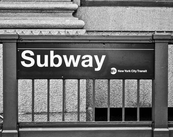 New York Subway Photograph