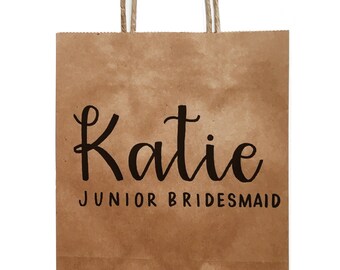 Personalized Gift Bags, Bridesmaid Bags, Thank You bags, Welcome bags, Wedding, Gift Bags, Bachelorette Party Bags, Bridal Shower, Custom
