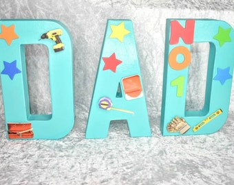 Personalised Dad Letters Word