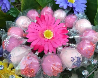 Celebrate Breast Cancer Awareness Pink Cake Pops