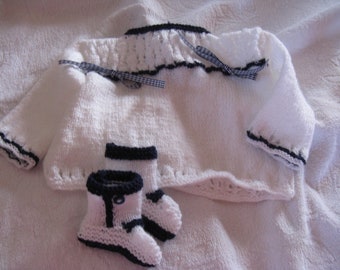 Bra + BOOTIES size newborn or reborn baby