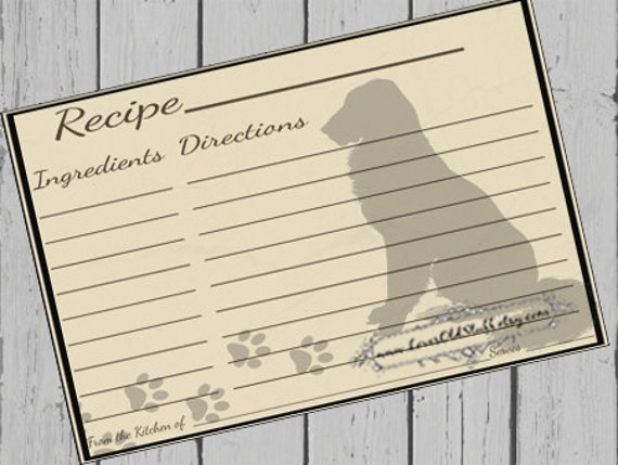 3 x 5 recipe cards