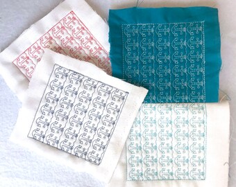 ITH Quilting blocks with Anchors. 4×4, 5×5, 6×6 and 8×8 hoop size Machine Embroidery quilting blocks by Pixie Willow Patterns