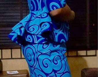 Two piece skirt set "SWIRL"