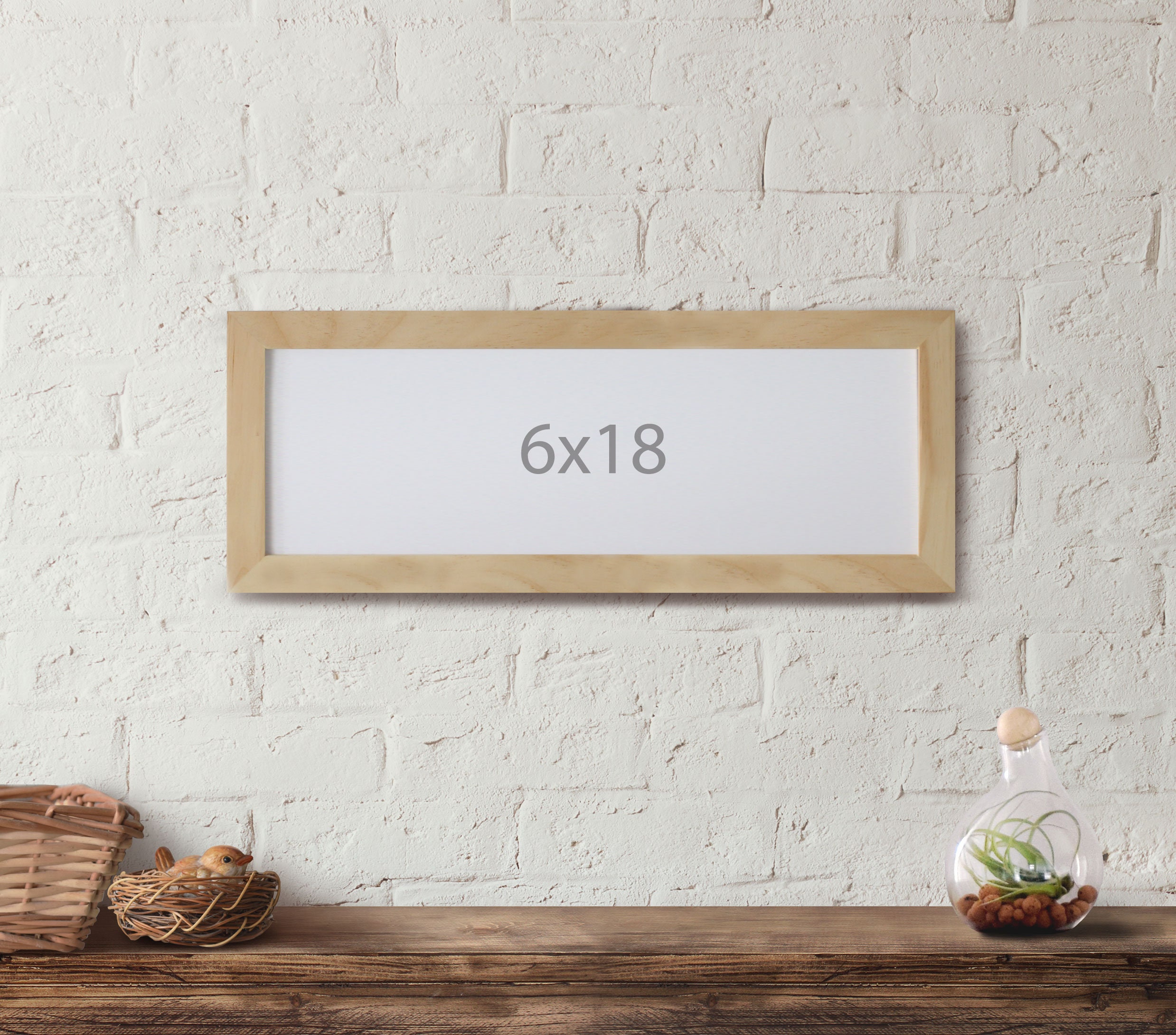 6x18 Picture Frame Wood Art Frames Home Decor Zoom