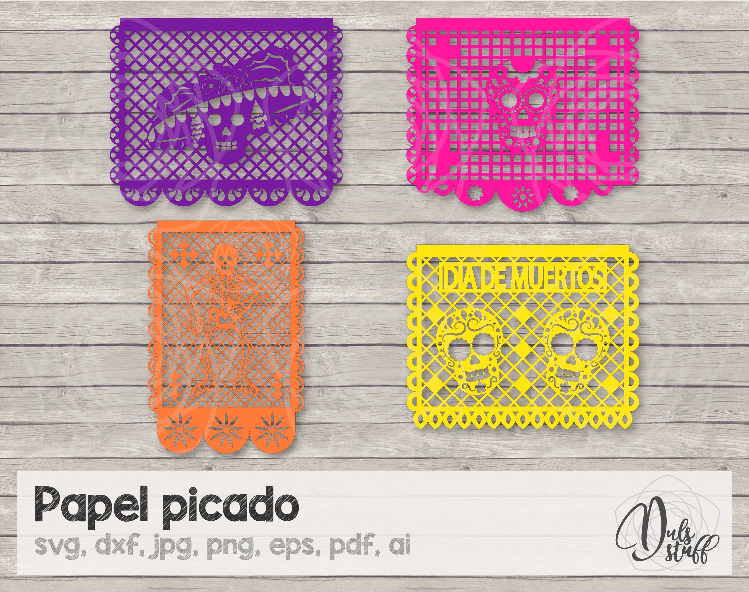 Download Papel picado svg papel picado silhouette papel picado