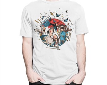 Princess Mononoke Art T-Shirt, Men's Women's All Sizes