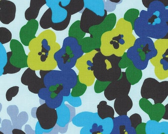 Westphalia Fabrics Living "Indigo" poppies