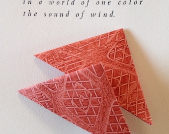 Origami Page Corner Bookmarks-Sienna