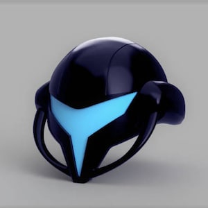 Metroid Prime 3: Corruption Dark Samus Helmet 3D Model (3D Printing)