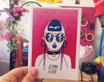 sad girls from the internet zine