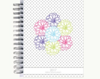 Bullet Journal – Personalized | Spiral | Dot Grid | Notebook | Bouquet