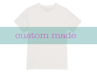 Custom Made/ Hand painted/ Made to order T shirt