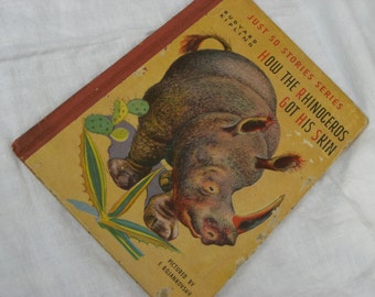 Book - Just So Stories - "How the Rhinoceros Got His Skin" - Rudyard Kipling - Vintage