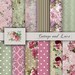 Digital Shabby Chic Paper, Digital Background, Digital Scrapbook, Printable Paper Pack, Digital Paper Bundle P 56 LB