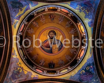 Church of the Holy Sepulchre 10, Jerusalem, 8x10 Fine Art HDR Israel Photo