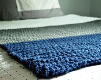 Large Cozy Crochet Blanket