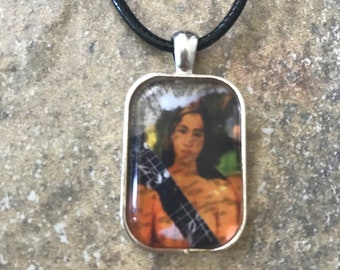 Gauguin collage pendant