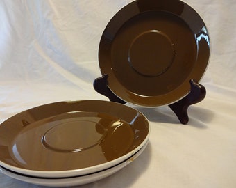 Mikasa Duplex by Ben Seibel saucer in brown