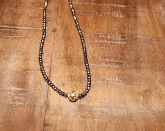 Pyrite Beaded Necklace