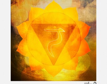 Solar Plexus Chakra - Manipura Chakra Wall Art Prints