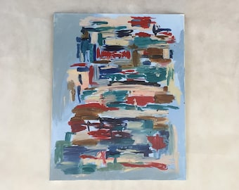 Untitled 7 16"x20" original abstract painting