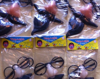 Set of 6 vintage fairground prize disguises