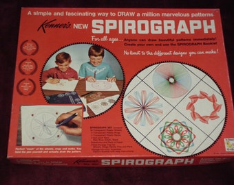 Vintage 1968 Kenner SPIROGRAPH Drawing Kit - Original