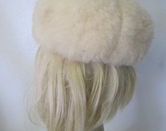 Tuscan Lamb Hat Shearling Fur Hat Italian Lambswool Hat