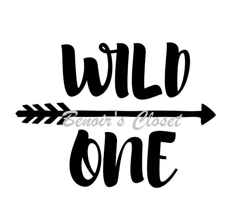 Wild One SVG File Vector Cricut Silhouette instant