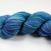Singin' in the Rain OOAK --hand dyed sock yarn, 2ply BFL and nylon, (400yds/100gm)
