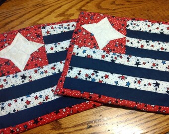 Pair of 4th of July/Summer potholders.