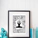 OM Yoga Digital Wall Art, Meditation Space Wall Art, Printable Adult Coloring Page, Spiritual Digital Art, Mindfulness coloring, Art Therapy