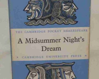 Cambridge Pocket Shakespeare A Midsummer Night's Dream Book 1958