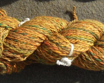 Handspun yarn - "Autumn leaves", 110 g, 130 m 2 ply - Merino