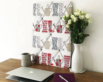 Wellies and Watering Cans Pinboard
