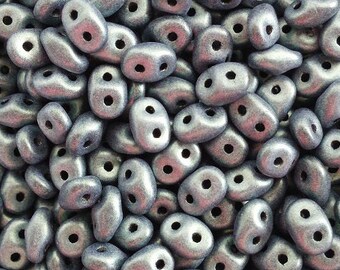 SuperDuo Czech Beads 2/5mm Color Metallic Suede Lt. Green 79051 10g/20g