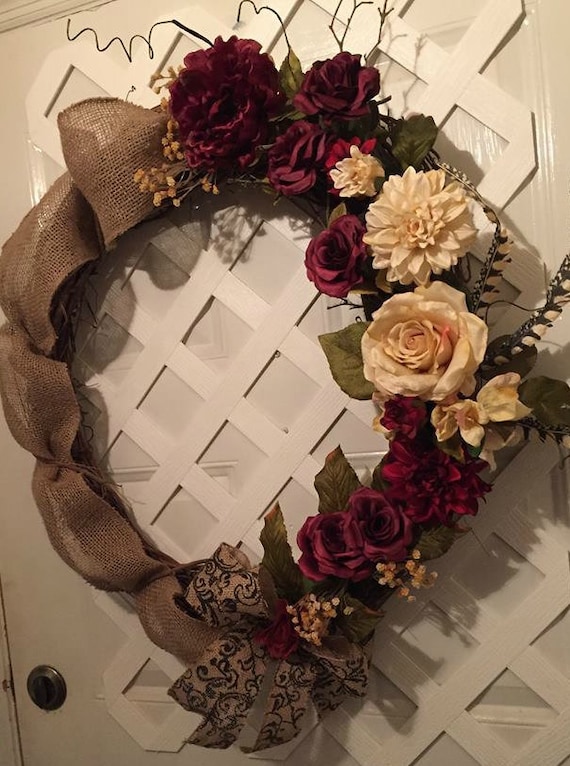 Mother's Day Gift - Front Door Wreath - Rustic Farmhouse Decor - Farmhouse - Farmhouse Wreath - Rustic Farmhouse Wreath - Front Door Wreath