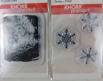 Assortment of small scrap clear stamps