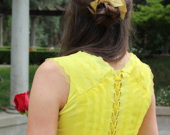 Belle's Gold Hair Piece - Beauty & the Beast 2017 - Belle Hair Clip - Belle 2017 Halloween Costume - Womens Belle Costume - Belle Cosplay