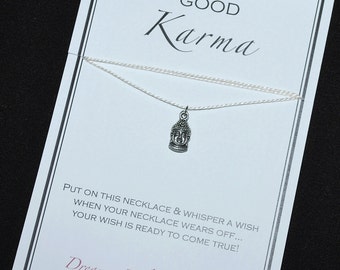 Good Karma Buddha Wish Necklace - Buy 3 Items, Get 1 Free