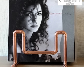 Vinyl Record Storage Rack, LP Record Holder, Copper Vinyl Storage, Vinyl Record Storage, LP Rack, Record Holder, Record Rack