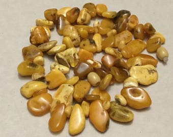 Beautiful egg yolk Baltic Amber Necklace